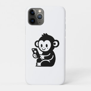 Capa Para iPhone 11 Pro Telefone do Macaco