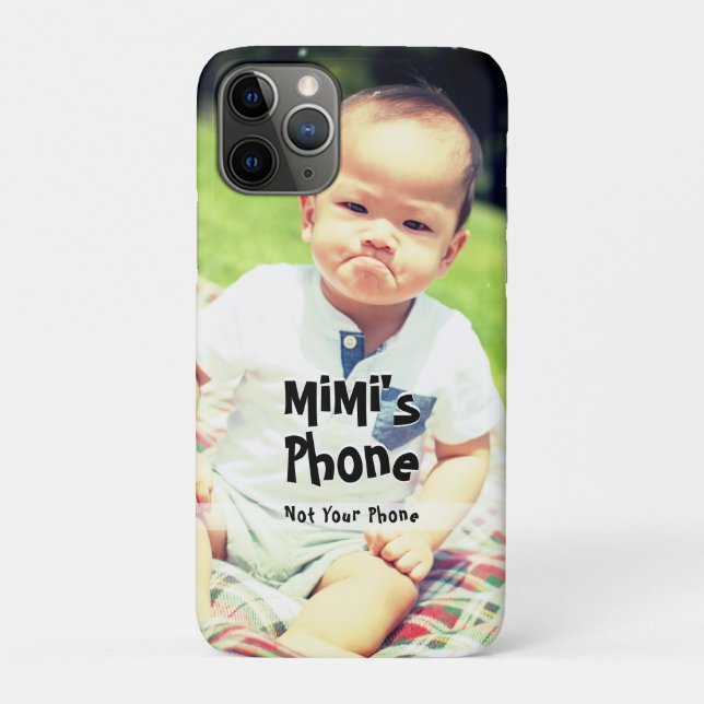Capa Para iPhone 11 Pro Telefone do MiMi (Verso)