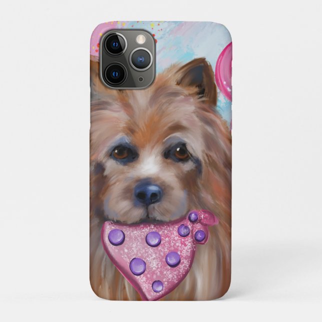 CAPA PARA iPhone 11 PRO TERRIER AUSTRALIANO (Verso)