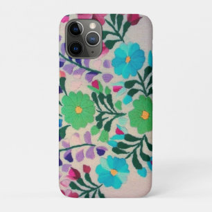 Capa Para iPhone 11 Pro Teste padrão de flores colorido
