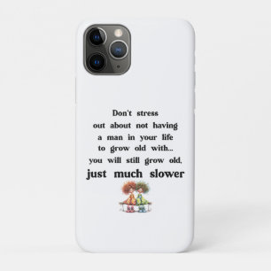 Capa Para iPhone 11 Pro Texto engraçado sobre mulheres e homens