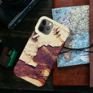 Capa Para iPhone 11 Pro Textura Rústica do Grunge