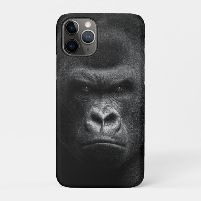 Capa Para iPhone 11 Pro The Gorilla Face (Verso)