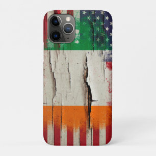 Capa Para iPhone 11 Pro Tinta de quebra  Bandeira Irlandesa Americana