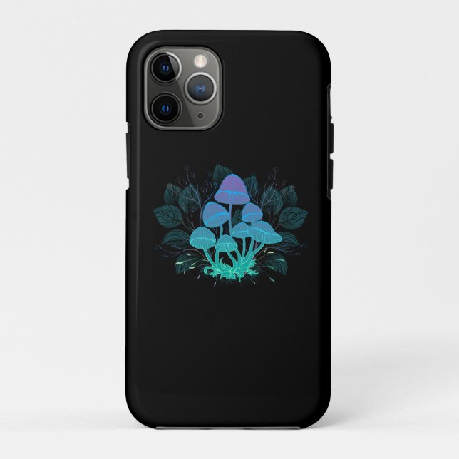 Capa Para iPhone 11 Pro Toadstools em arbustos (Verso)