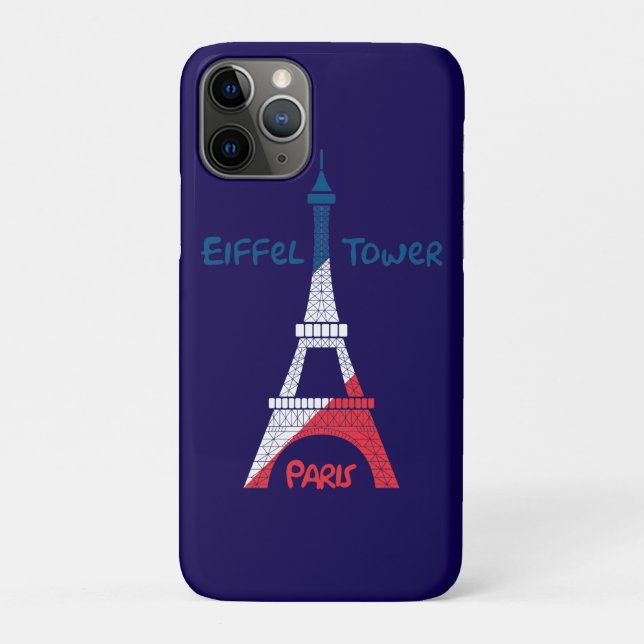 Capa Para iPhone 11 Pro Torre Eiffel (Verso)