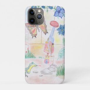 Capa Para iPhone 11 Pro Trabalho de arte de Crianças Personalizadas, brinq