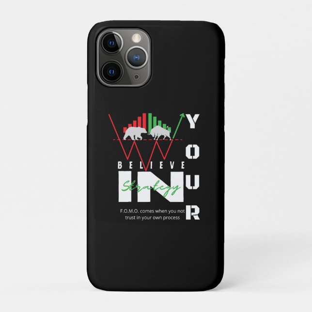 Capa Para iPhone 11 Pro Trade Motivation | Bullish | Pattern (Verso)