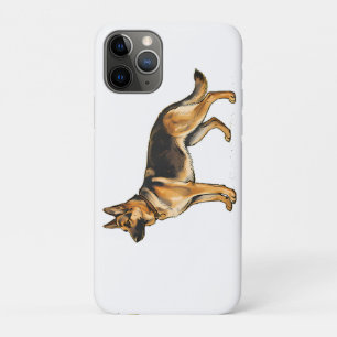 Capa Para iPhone 11 Pro Travesseira de Arremesso de Dois Lados Pastor Alem