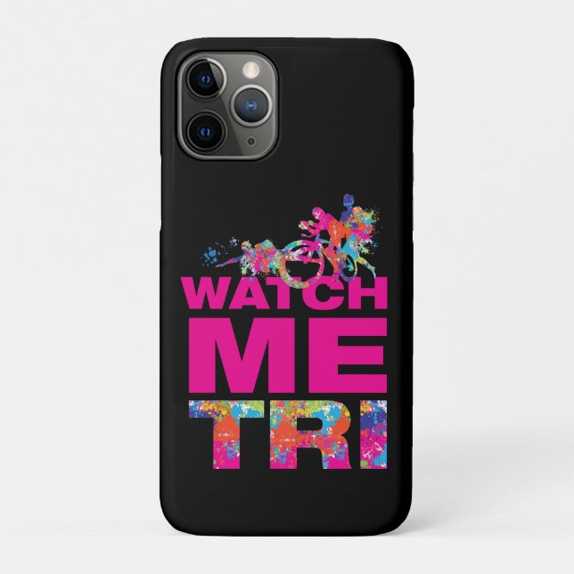 Capa Para iPhone 11 Pro Triatlo Motivacional  (Verso)