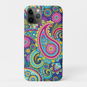 Capa Para iPhone 11 Pro Trippy Hippy Retro Paisley