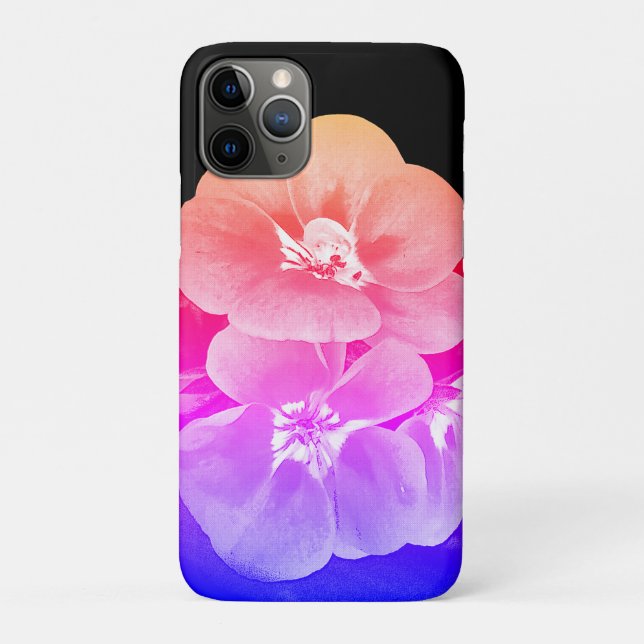 Capa Para iPhone 11 Pro Tropical Floral (Verso)