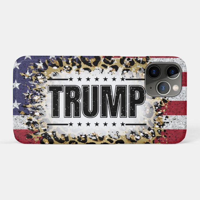 Capa Para iPhone 11 Pro Trump 2024 (Verso (horizontal))