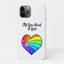 Capa Para iPhone 11 Pro Tudo o que Você Precisa é Amor