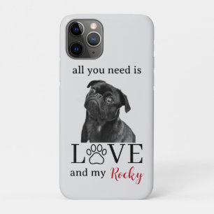 Capa Para iPhone 11 Pro Tudo o que Você Precisa é Amor e Meu Cachorro – No