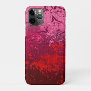 Capa Para iPhone 11 Pro Tufão de framboesa: arte abstrata de respingos