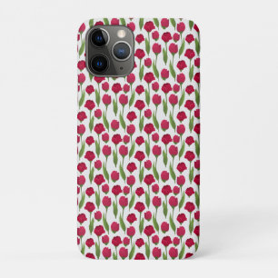 Capa Para iPhone 11 Pro Tulipas tulipas vermelhas bonitas flores Molas aqu