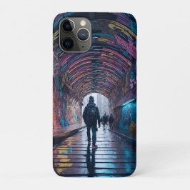 Capa Para iPhone 11 Pro Túnel De grafite De Arte