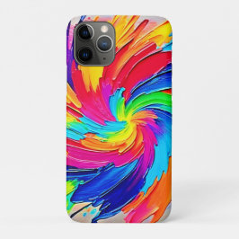 Capa Para iPhone 11 Pro Turbilhão de cores: Abstrato