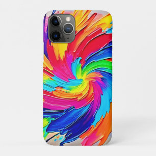 Capa Para iPhone 11 Pro Turbilhão de cores: Abstrato
