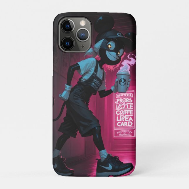 Capa Para iPhone 11 Pro Turno Noturno Neon (Verso)