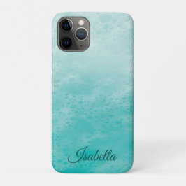 Capa Para iPhone 11 Pro Turquesa Ondas Oceânicas