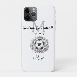 Capa Para iPhone 11 Pro um monograma de um clube de futebol é, ano copa do