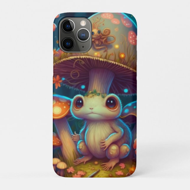 Capa Para iPhone 11 Pro Um sapo de cogumelo mágico (Verso)