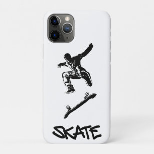 Capa Para iPhone 11 Pro Um skater faz um salto e pendura no ar