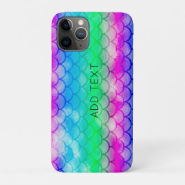 Capa Para iPhone 11 Pro Uma bela gama de cores estilo sereia trifo