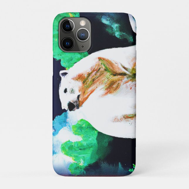 Capa Para iPhone 11 Pro Urso Polar na Selvagem. Compre agora (Verso)