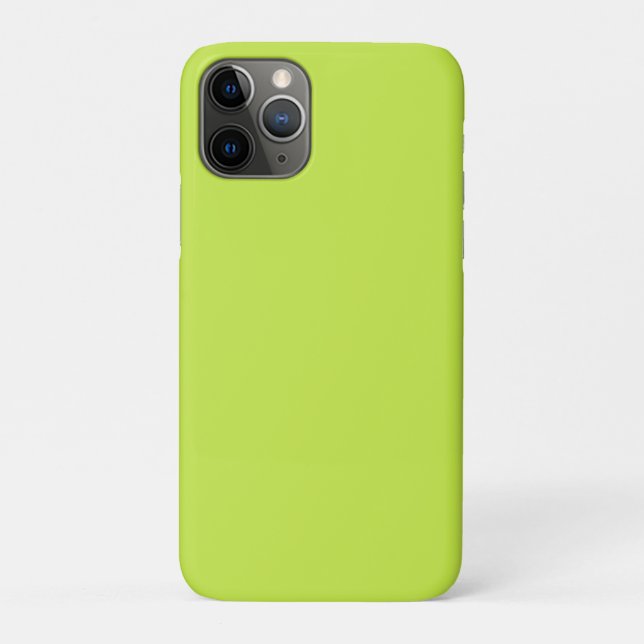Capa Para iPhone 11 Pro Verde limão elegante (Verso)