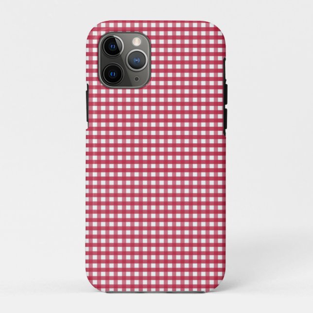 Capa Para iPhone 11 Pro Vermelha | Zazzle_Growth. (Verso)