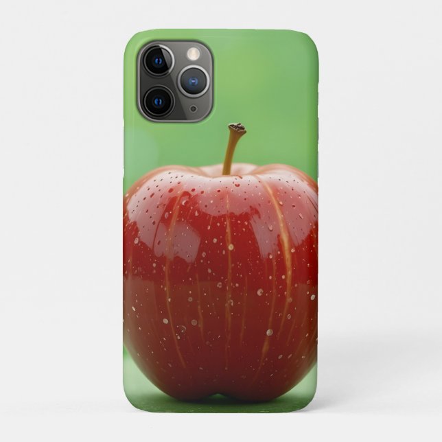 Capa Para iPhone 11 Pro Vermelho Perfeito da Natureza (Verso)