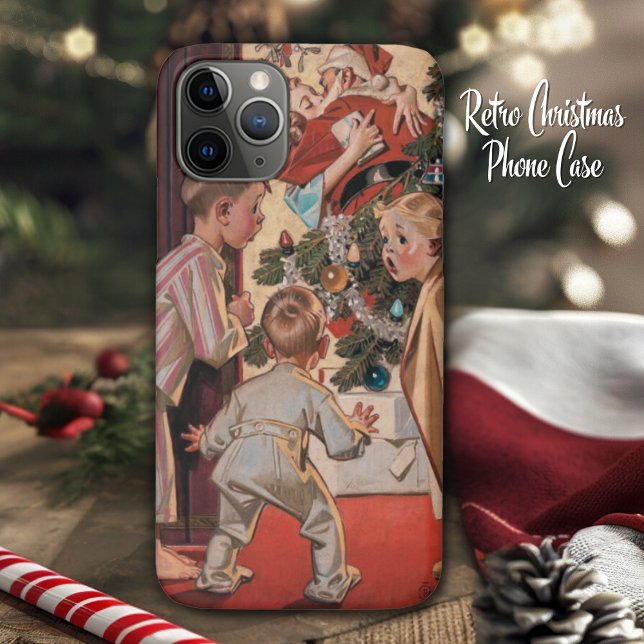Capa Para iPhone 11 Pro Vi Mamães Beijando Santa Claus Antiquado (I Saw Mommy Kissing Santa Claus Antique Case-Mate iPhone Case)