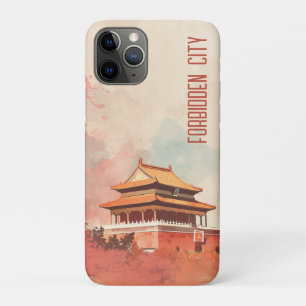 Capa Para iPhone 11 Pro Viagem para Cidade Proibida