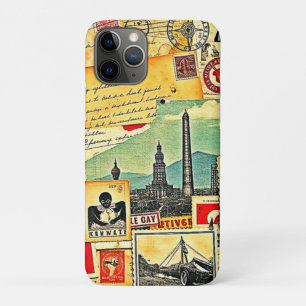 Capa Para iPhone 11 Pro Viagem Postal Histórica