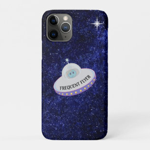 Capa Para iPhone 11 Pro Viajante frequente alienígena & disco voador em az