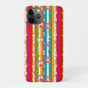 Capa Para iPhone 11 Pro Vibrant Summer Beach Themed Design
