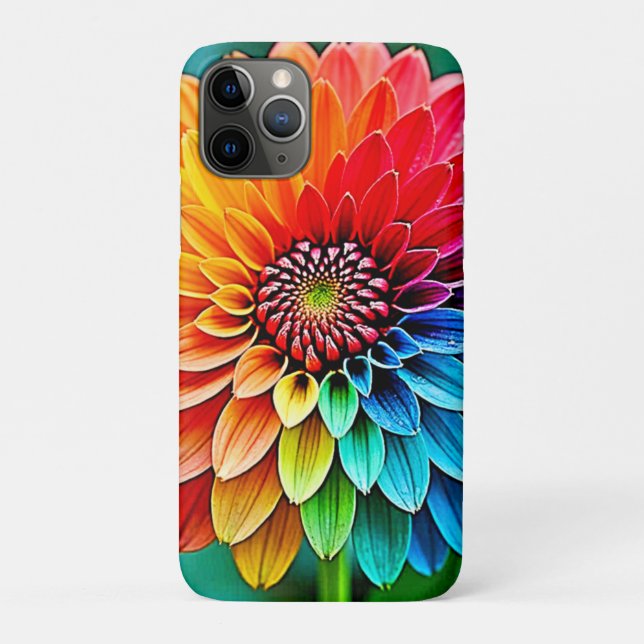 Capa Para iPhone 11 Pro Vibrante Bloom de Esperança e Joy Design (Verso)