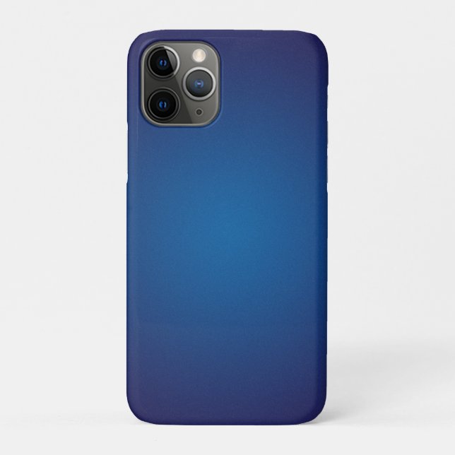 Capa Para iPhone 11 Pro Vigneta azul legal granulada (Verso)