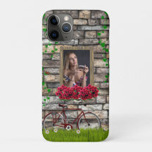 Vintage Fairytale Bicycle Rosa Girly Photo Frame