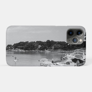 Capa Para iPhone 11 Pro Vintage França Nice Antibes Praia de Garoupe