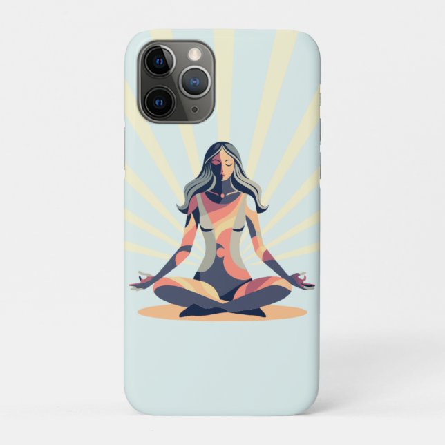 Capa Para iPhone 11 Pro Vintage Namaste (Verso)