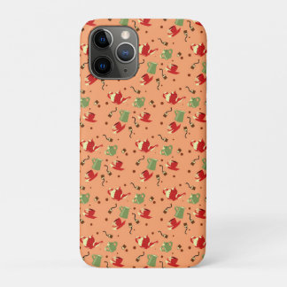 Capa Para iPhone 11 Pro Vintage Tea Party Patternos - Bules Whimsical, Taç