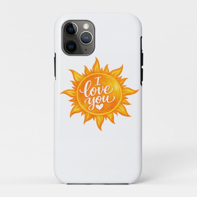 Capa Para iPhone 11 Pro Você É Meu Sol – Eu Te Amo Sol (Verso)