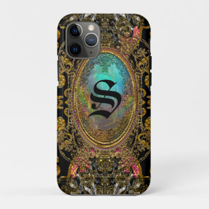 Capa Para iPhone 11 Pro Voitbanne Belo Monograma Romântico Único