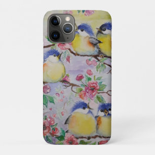Capa Para iPhone 11 Pro Watercolor - Linhas Sparrows Cutes