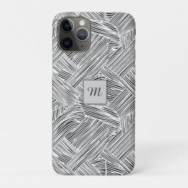 Capa Para iPhone 11 Pro Weave Pattern Design Art 