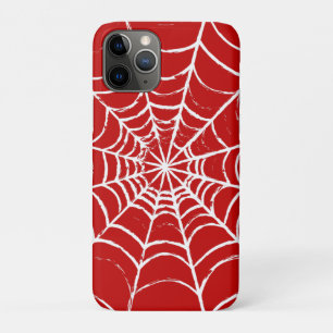 Capa Para iPhone 11 Pro Web Vermelha